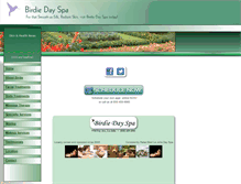 Tablet Screenshot of birdiedayspa.com